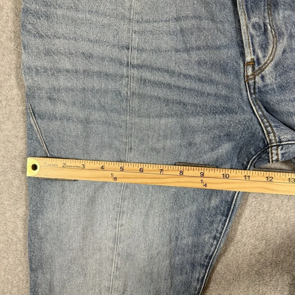 G Star Raw Lanc 3D Tapered Jeans Mens 34x32 Restored Denim Distressed Button Fly